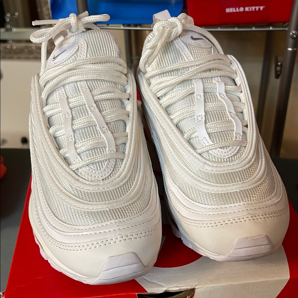 Nike Air Max 97 Triple White Sneakers